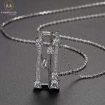 Elegant White Gold Plated AAA+ Cubic Zirconia Necklace
