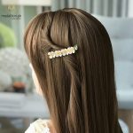 Elegant Fresh Shell Flowers And Leaves Barrettes Ornaments Bride Hairpin 4