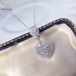 Huitan Exquisite Love Necklace with CZ Stone 2