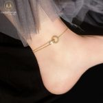 Stainless Steel Roman Numerals Anklet 1