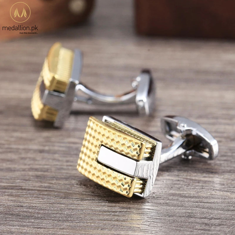 Luxury French Style Gold & Silver Plated Cufflinks