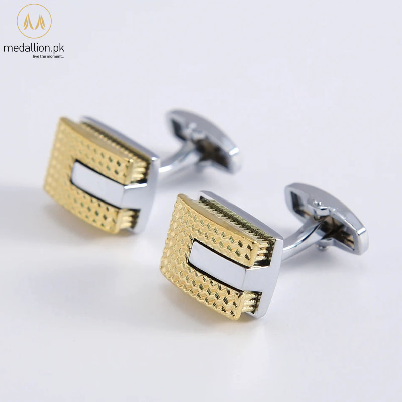 Luxury French Style Gold & Silver Plated Cufflinks