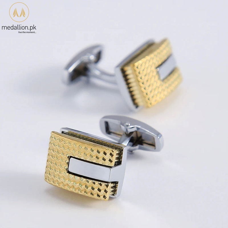 Luxury French Style Gold & Silver Plated Cufflinks