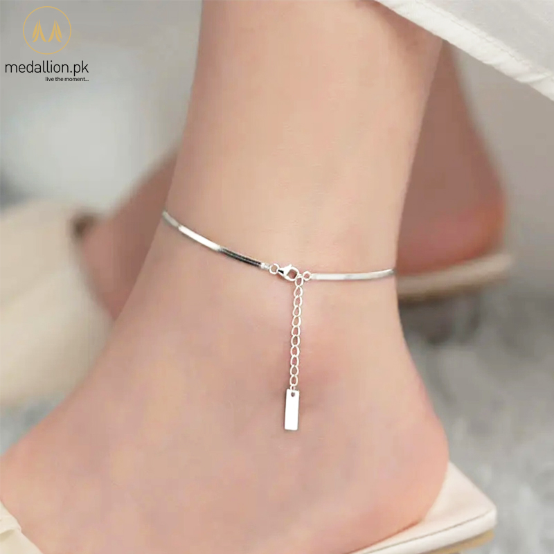 Silver Plated Versatile Snake Chain Anklet