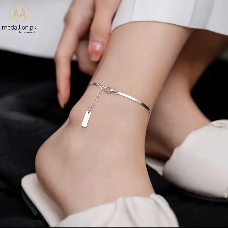 Silver Plated Versatile Snake Chain Anklet