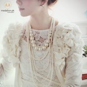 Imitation Pearls 3 Layers Necklace