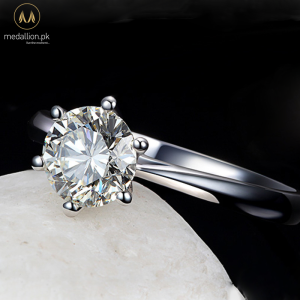 925 Sterling Silver AAA+ Zircon Ring