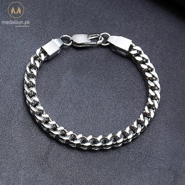 Stainless Steel Heavy Cuban Chain Bracelet