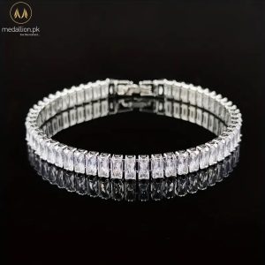 925 Sterling Silver Cubic Zirconia Tennis Bracelet