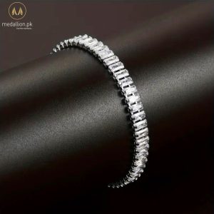 925 Sterling Silver Cubic Zirconia Tennis Bracelet
