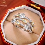 Luxury Gold & Silver Plated Cubic Zirconia Ring