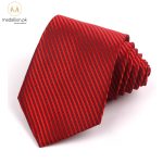 Premium Quality Red Stripped Tie