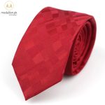 Premium Quality Red Textured Tie